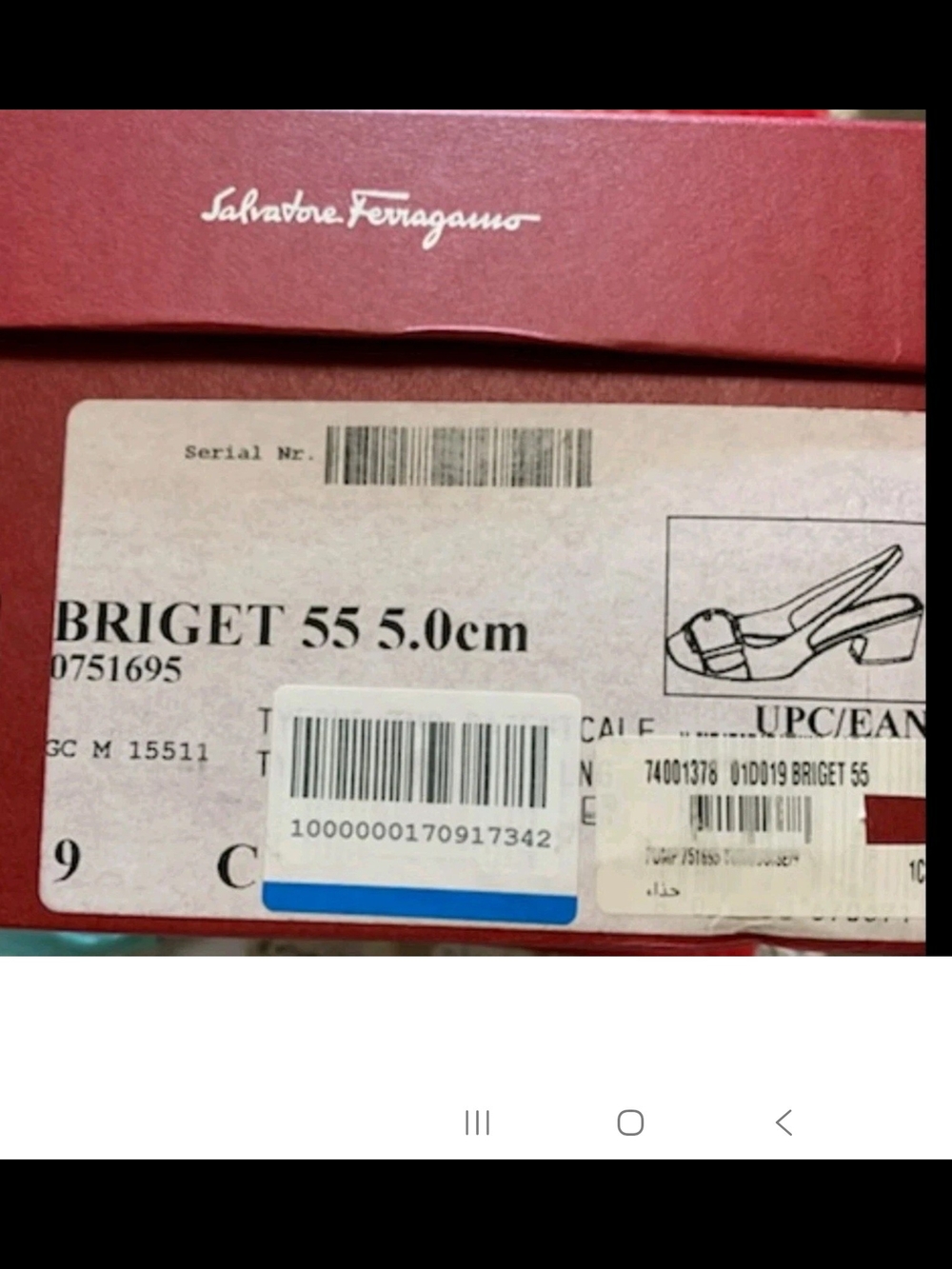 Salvatore Ferragamo Briget 9C Pump TURQUOI LeatherClassic Gancini HEEL Women NWB - Picture 8 of 16
